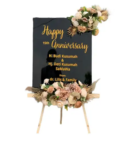 Papan Bunga Akrilik Tlogoboyo