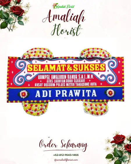 Papan Bunga Ucapan Selamat Tlogoboyo